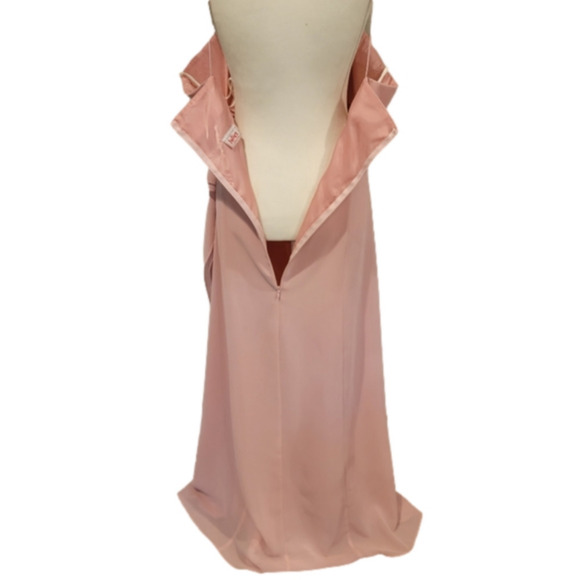 Juliet Michaelangelo Vintage Fashion Milex Floor Length Gown Size 14 - Picture 9 of 11